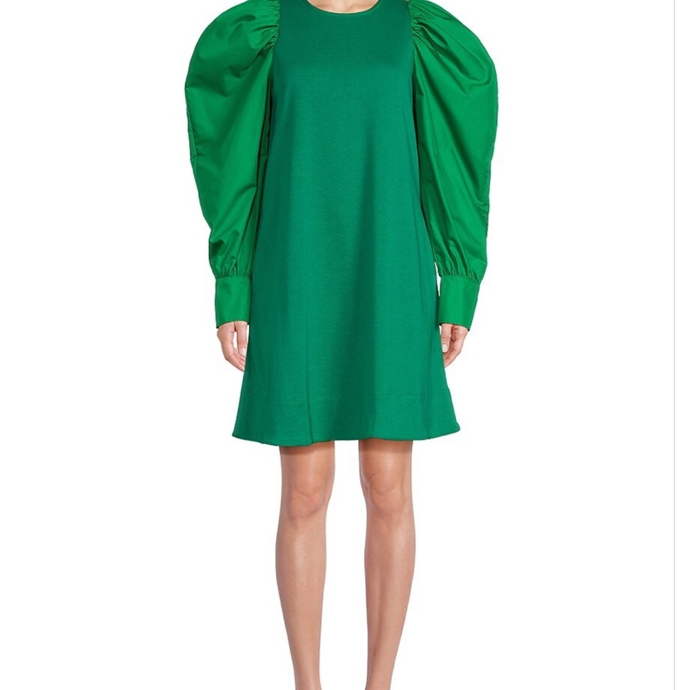 NWT Area Stars Women's Puff Sleeve A Line Mini Dress - Picture 1 of 1